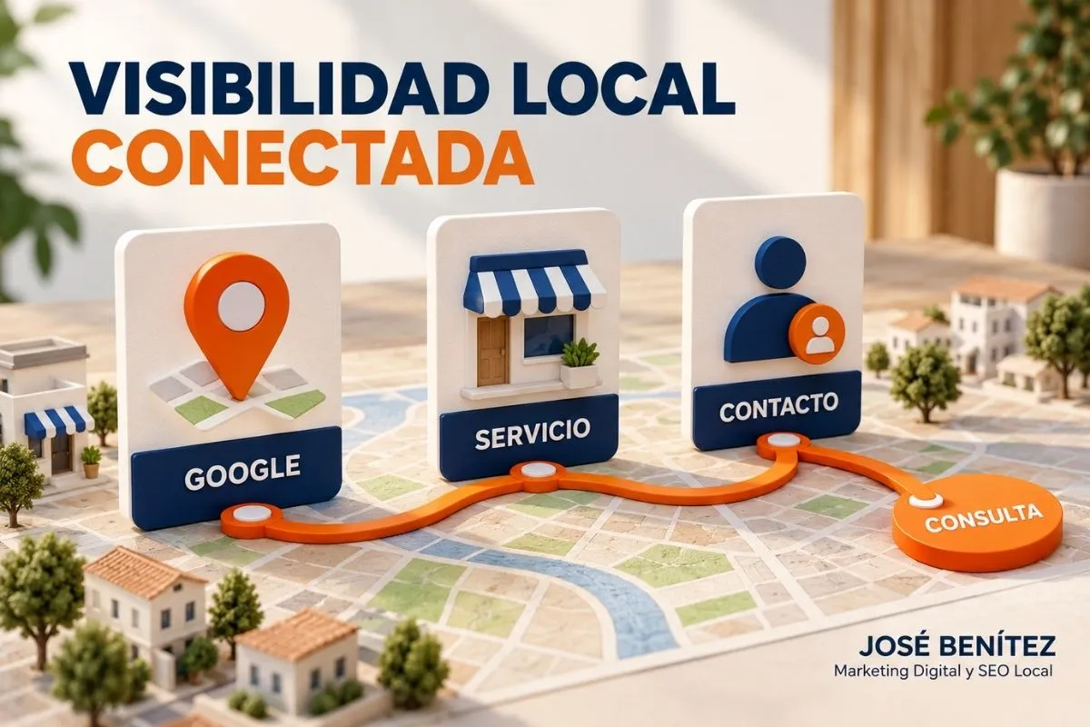 Presencia local que conecta Google, el sitio web y el contacto con clientes
